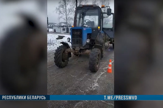 В Могилевском районе трактор наехал на 7-летнюю девочку