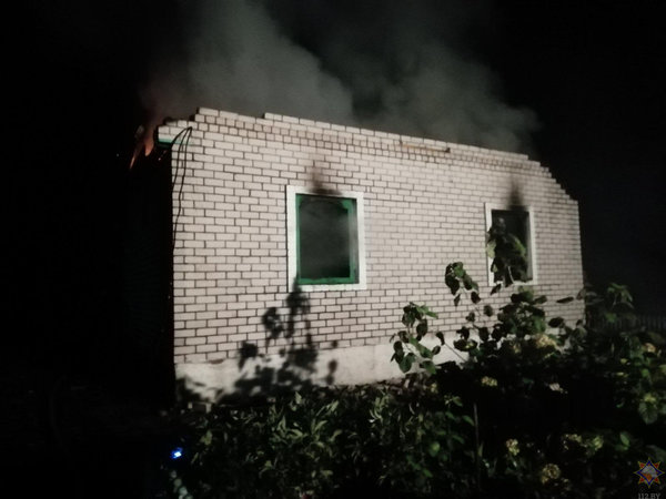 Сегодня в Кореличском районе горела церковь