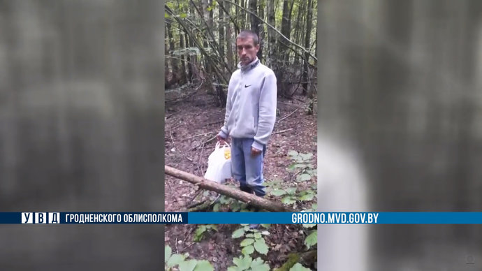 В Ошмянском районе потерявшийся в лесу мужчина впал в панику