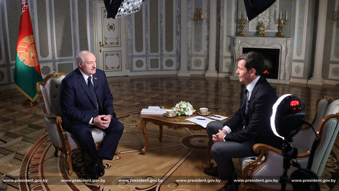 Лукашенко дал интервью американской телекомпании CNN