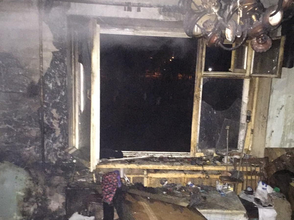 На пожаре в Волковыске погиб человек. Были эвакуированы 25 жильцов