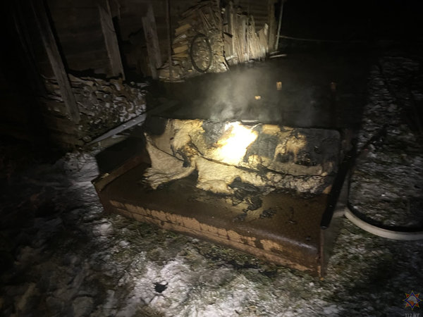 На пожаре в Ивьевском районе погиб мужчина