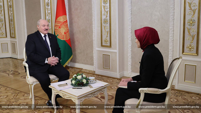 Лукашенко дал интервью турецкой телерадиокомпании