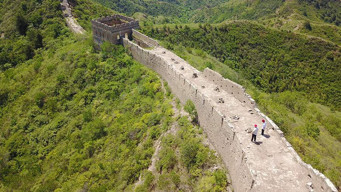 Два метра Великой Китайской стены обрушилось из-за землетрясения