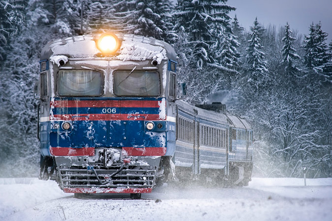 Сегодня из-за непогоды в Беларуси опаздывают поезда