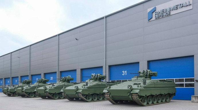 Rheinmetall подписал соглашение с Украиной о строительстве завода по производству боеприпасов
