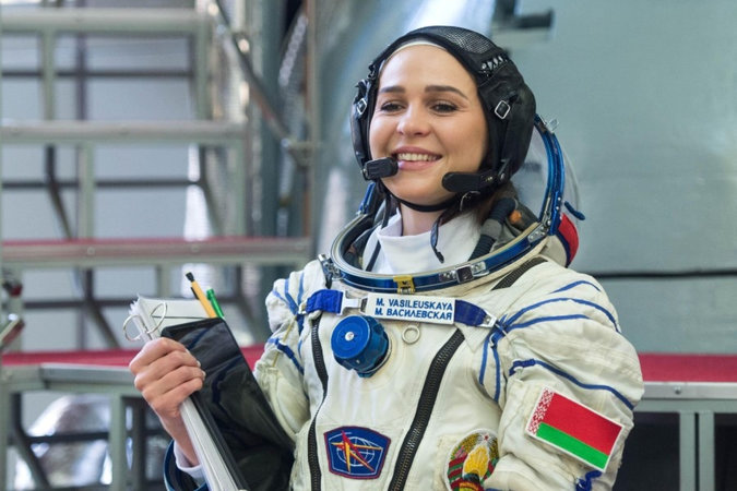 Первая белорусская космонавтка Марина Василевская полетела в космос