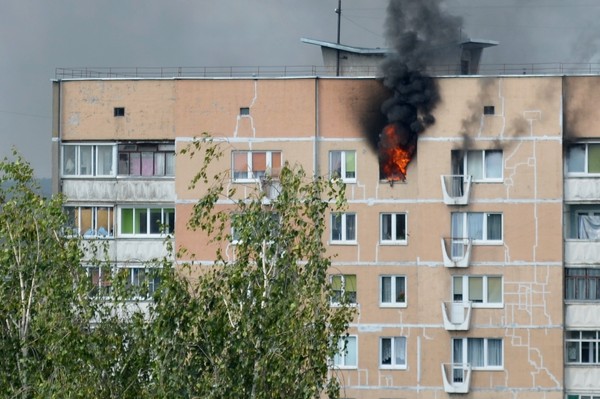 пожар на улице Репина