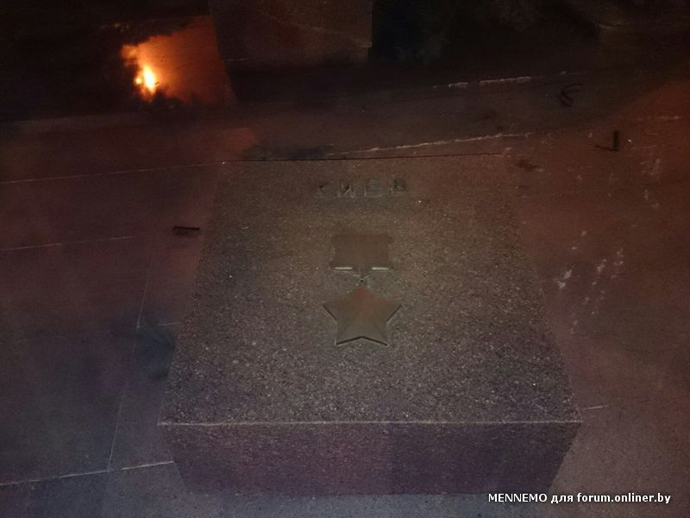 ДТП на Площади Победы в Минске