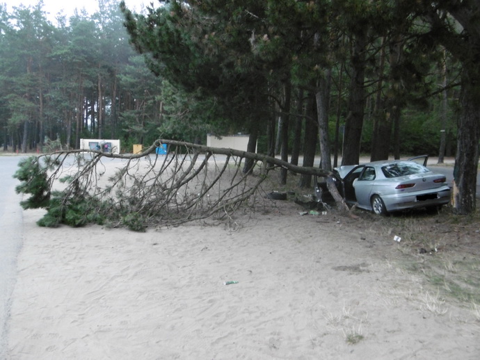 Авария около Юбилейного озера Гродно