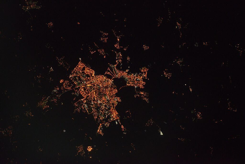 Фото Гомеля из космоса