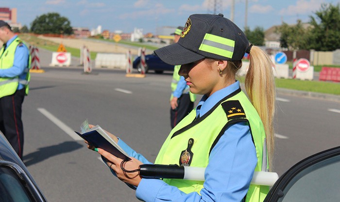 Женщина милиционер в Беларуси