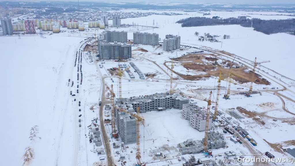 План застройки грандичи 1 в гродно микрорайона