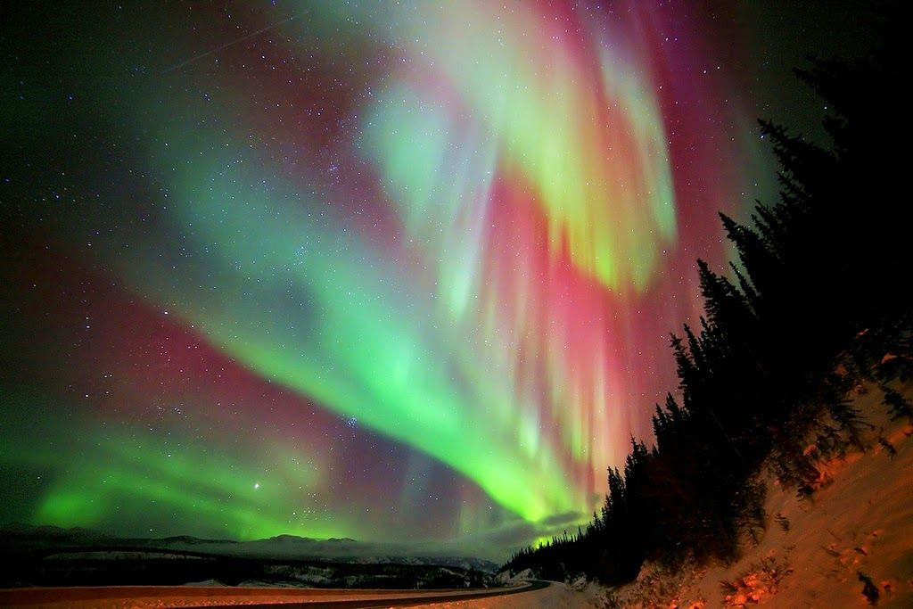 Диффузное северное сияние фото