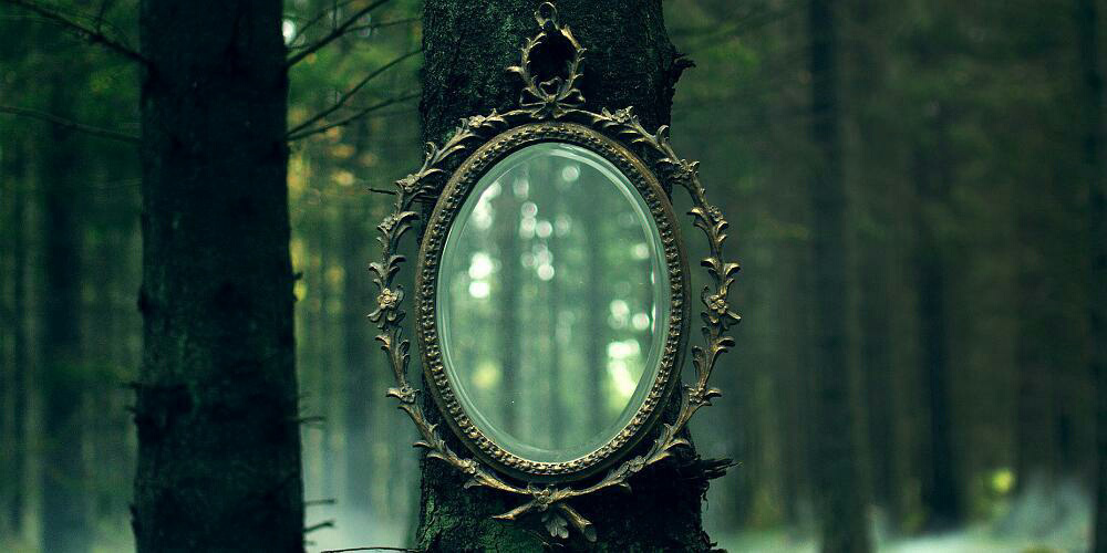 Зачарованный лес однажды в сказке. "Волшебное зеркало". Зазеркалье. Зачарованный лес из однажды в сказке. Зеркало в лесу. Ии зеркала