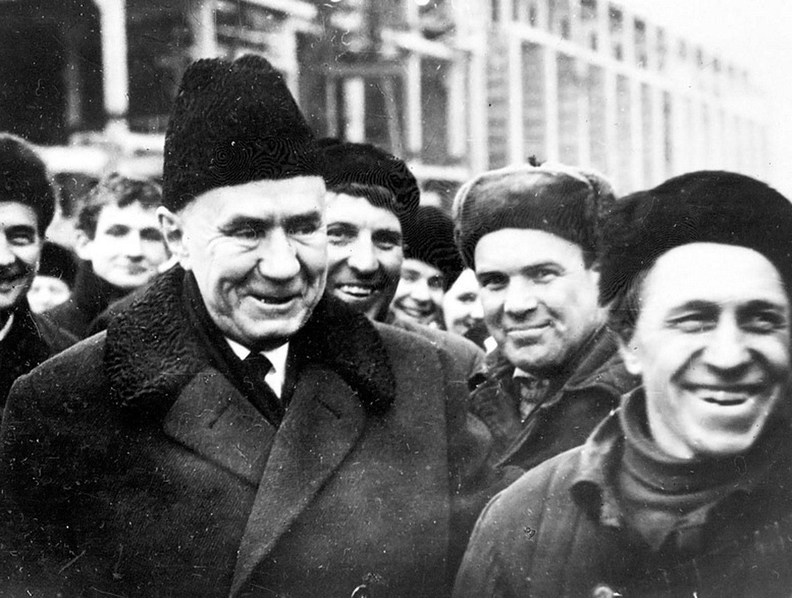 Посещение А.Н.Косыгина гродненского азотно-тукового завода