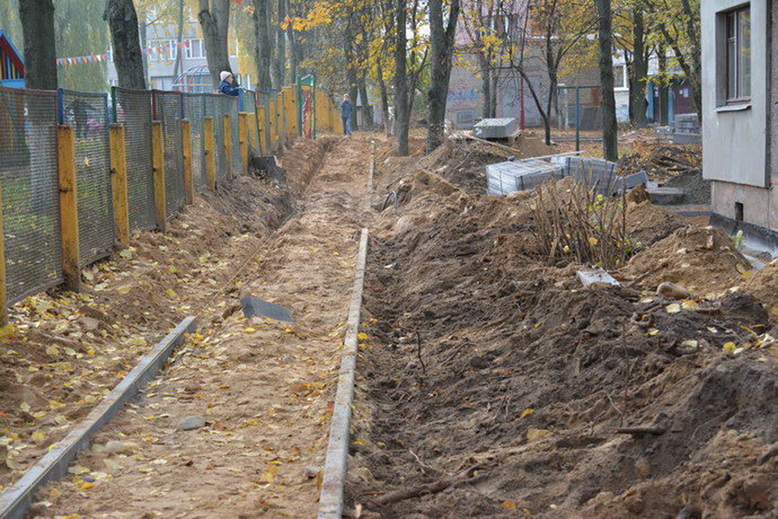 Благоустройство дворовых территорий в Гродно