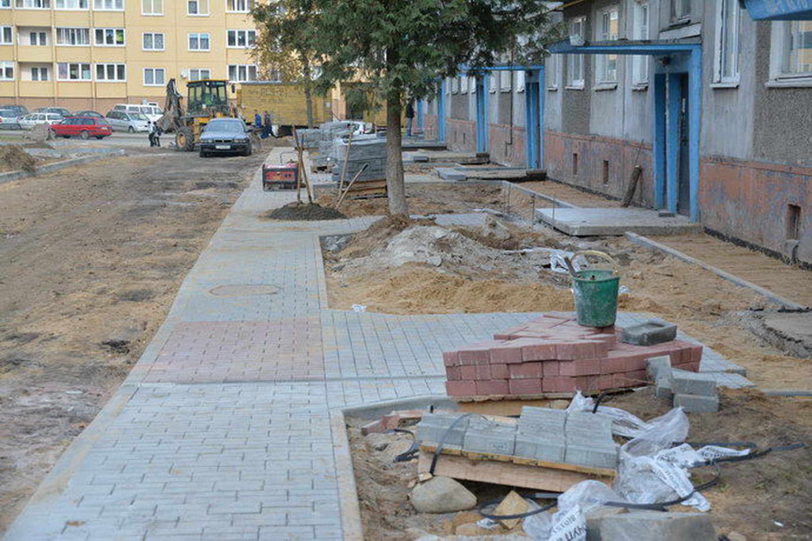 Благоустройство дворовых территорий в Гродно
