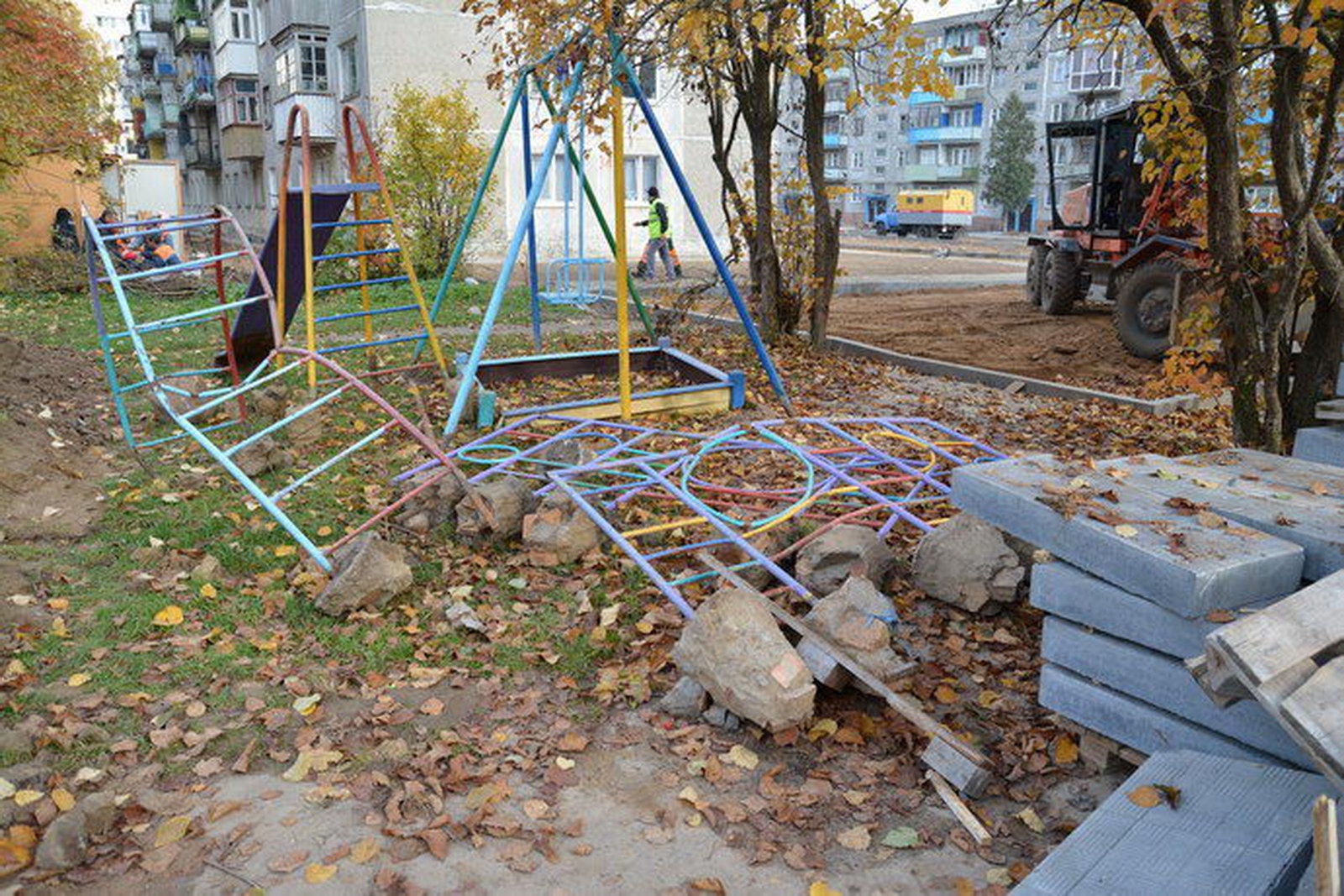 Благоустройство дворовых территорий в Гродно