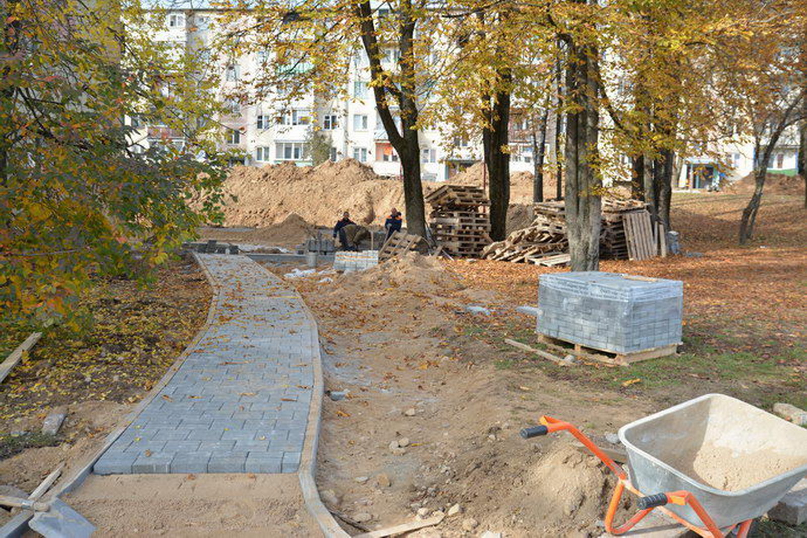 Благоустройство дворовых территорий в Гродно