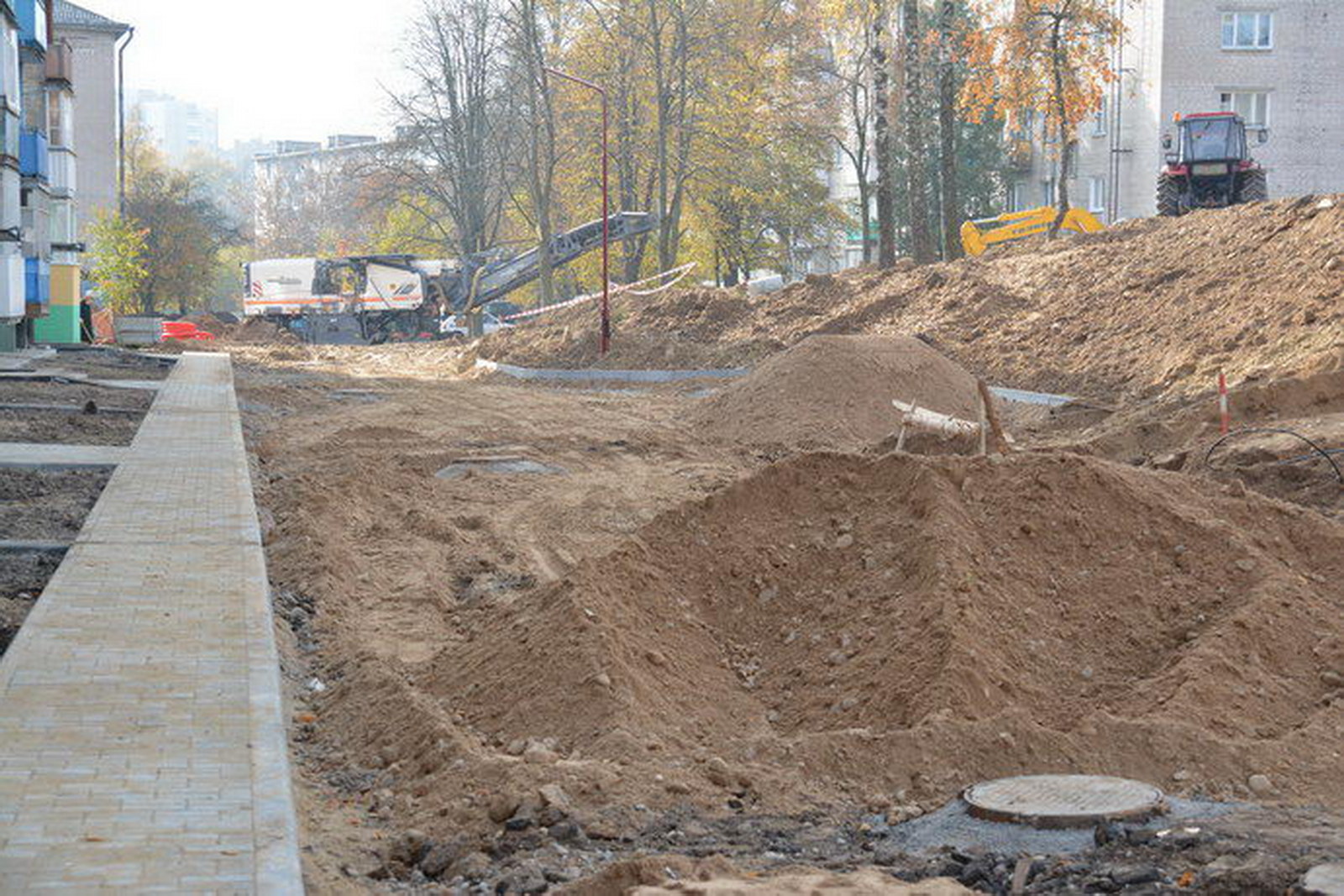 Благоустройство дворовых территорий в Гродно