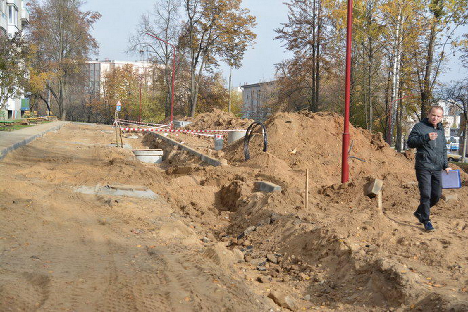 Благоустройство дворовых территорий в Гродно