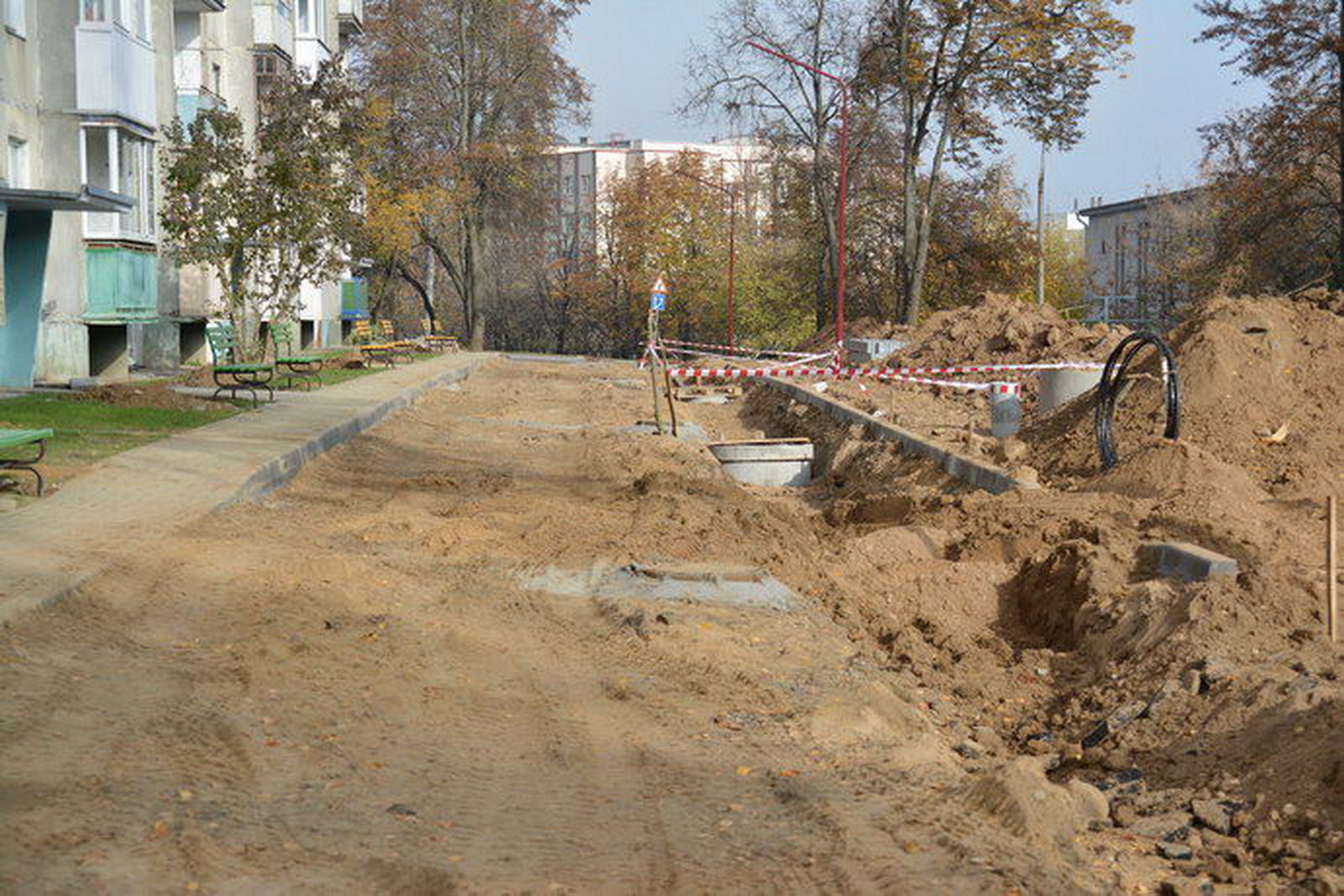 Благоустройство дворовых территорий в Гродно