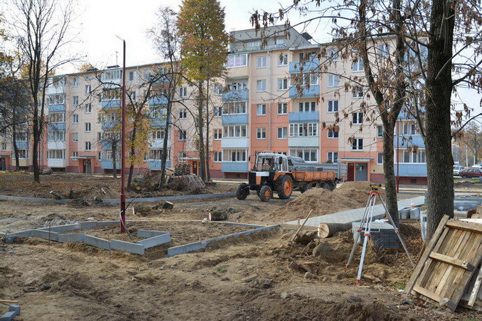 Благоустройство дворовых территорий в Гродно