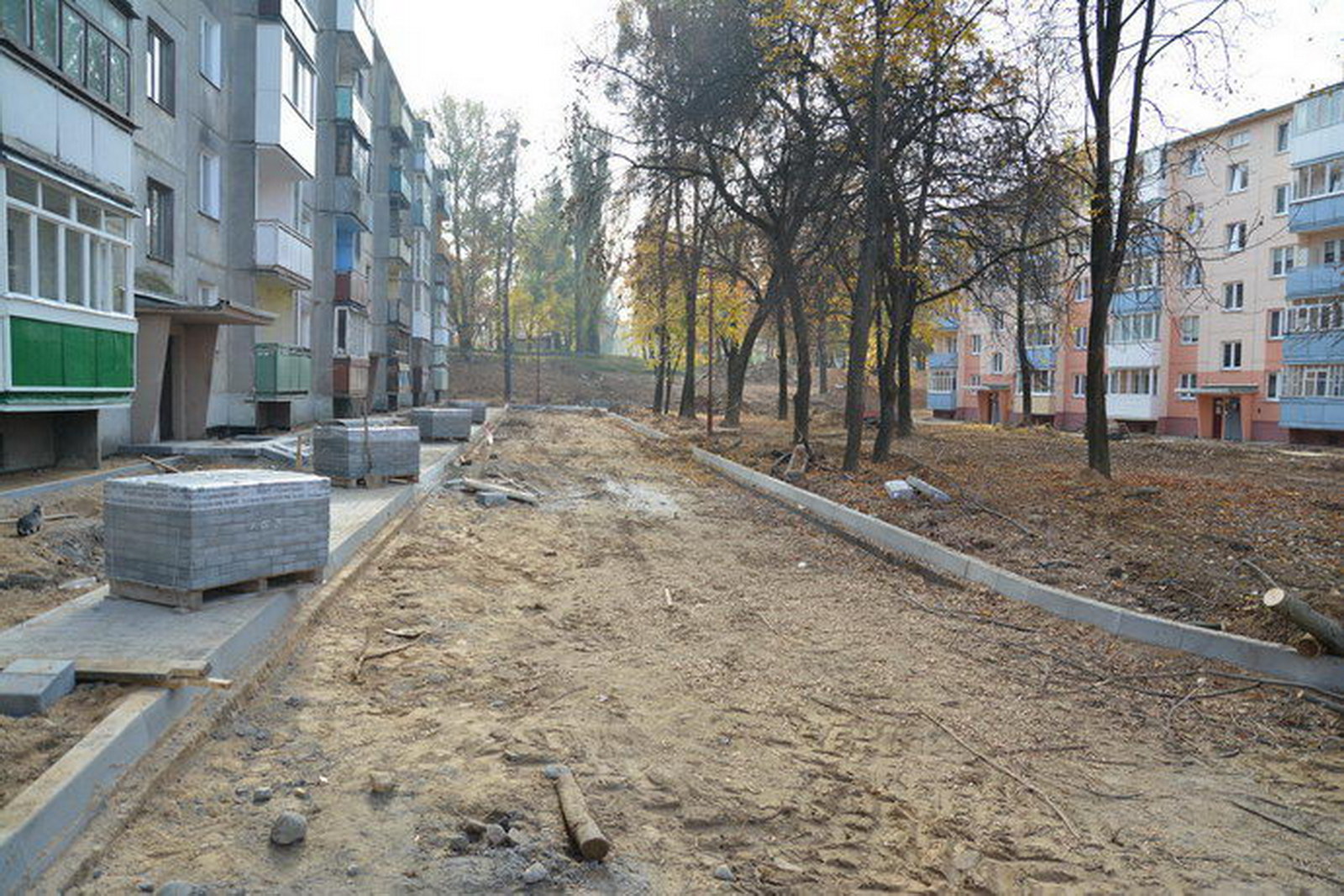 Благоустройство дворовых территорий в Гродно