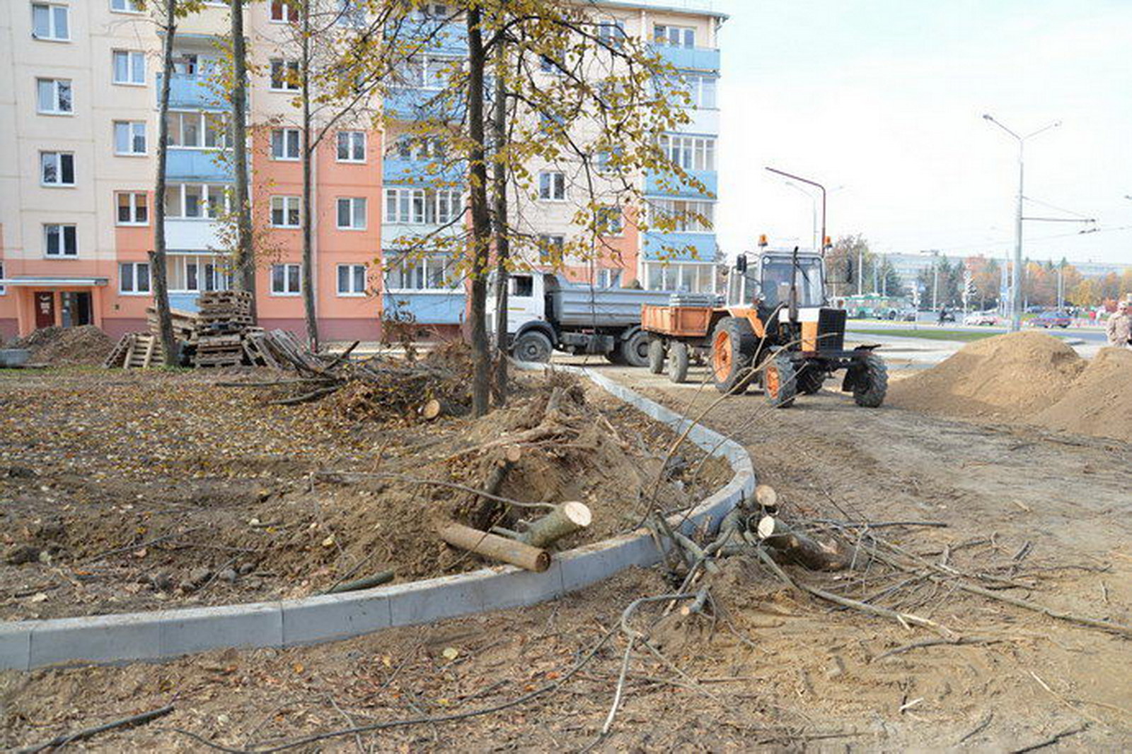 Благоустройство дворовых территорий в Гродно