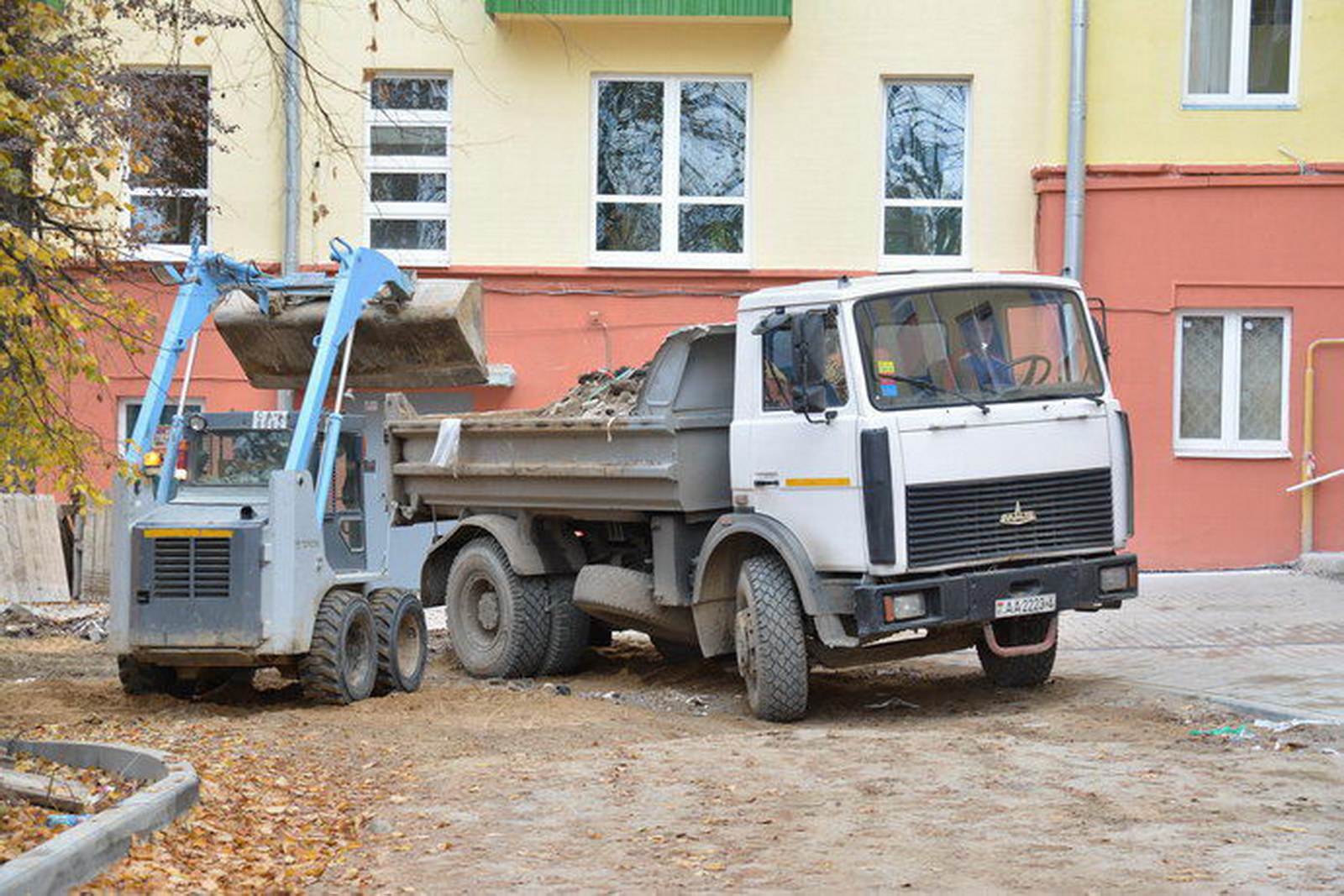 Благоустройство дворовых территорий в Гродно