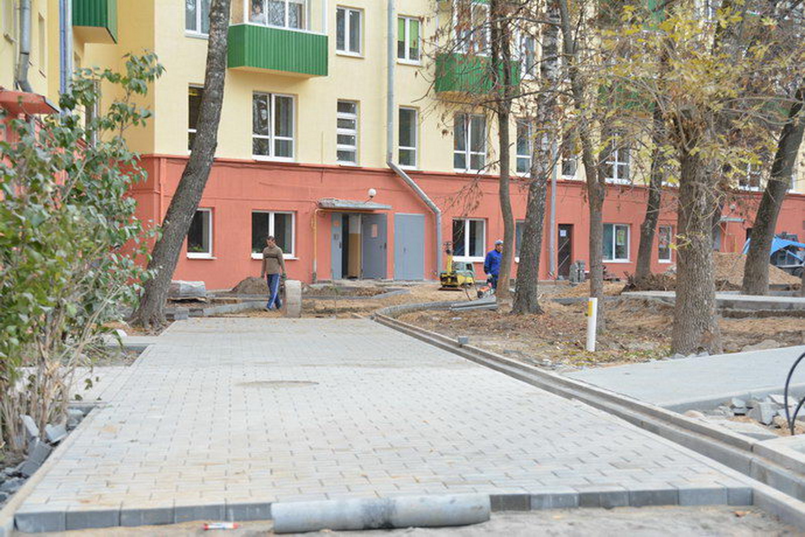 Благоустройство дворовых территорий в Гродно