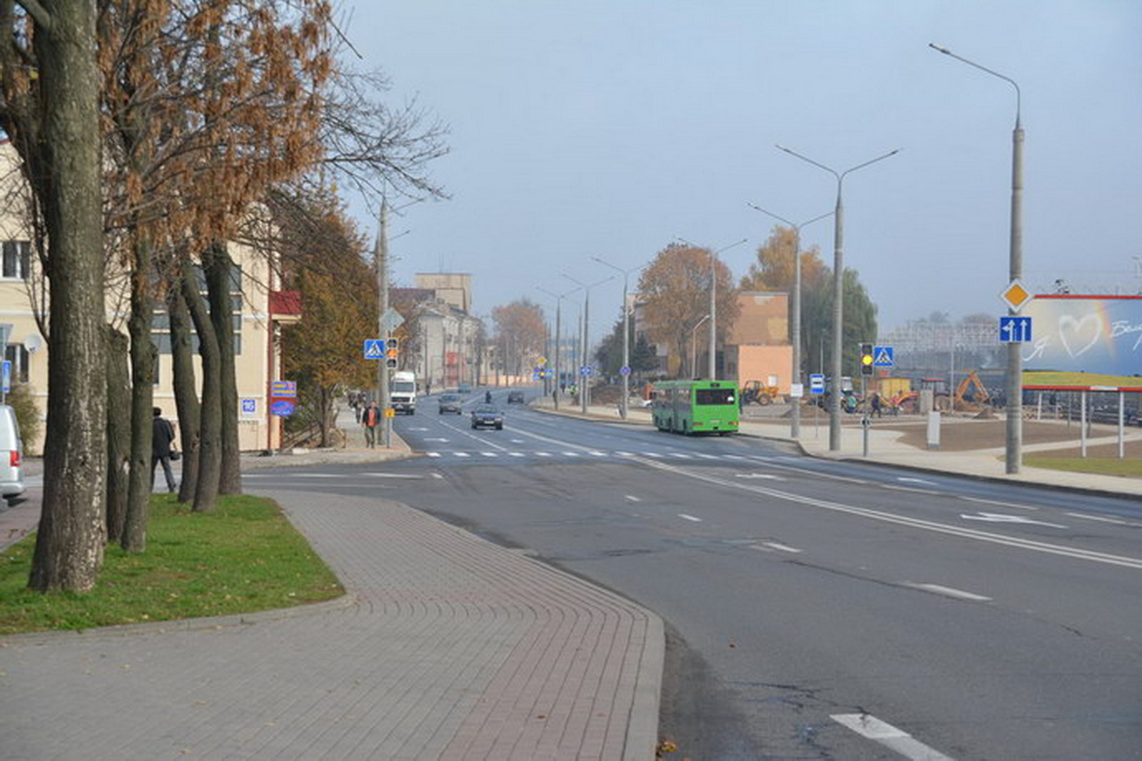 Улица Будёного в Гродно после ремонта
