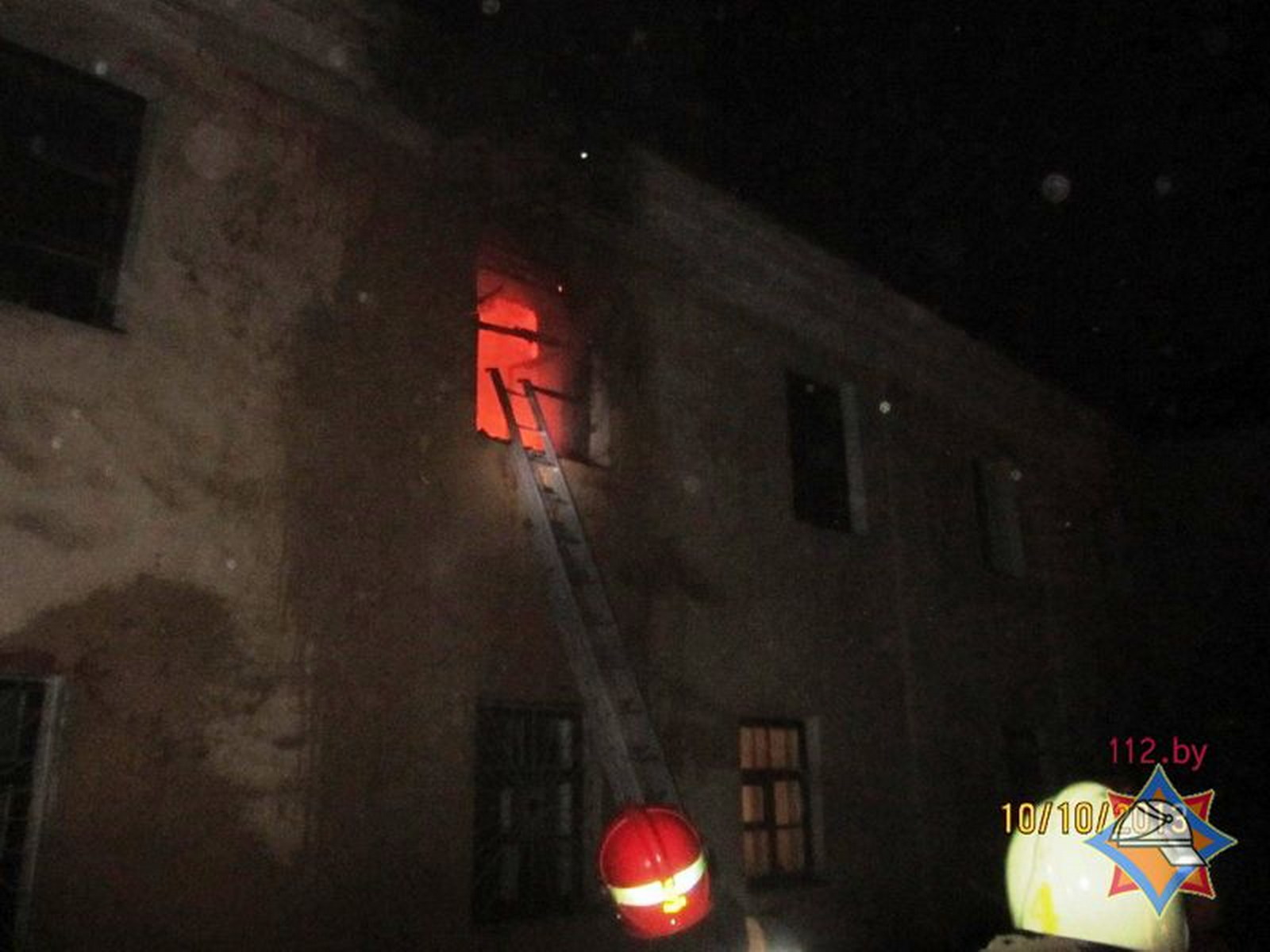 пожар в Гродно улица Советская