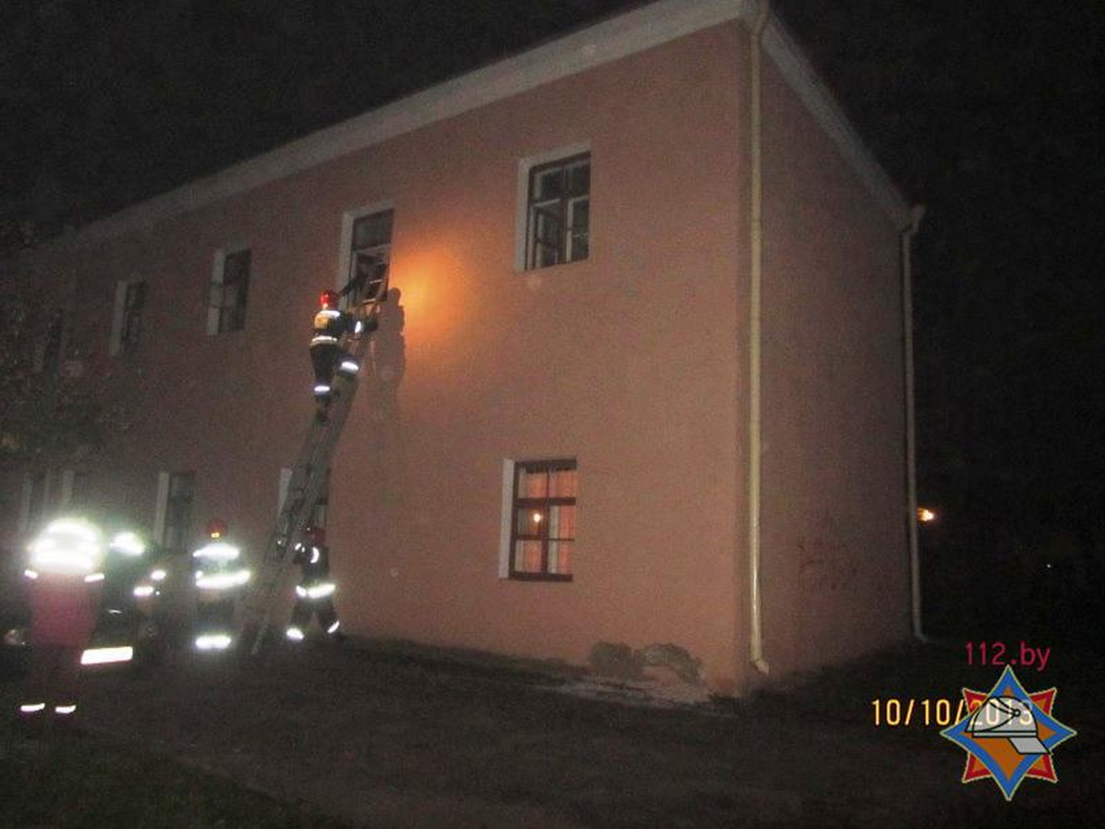 пожар в Гродно улица Советская