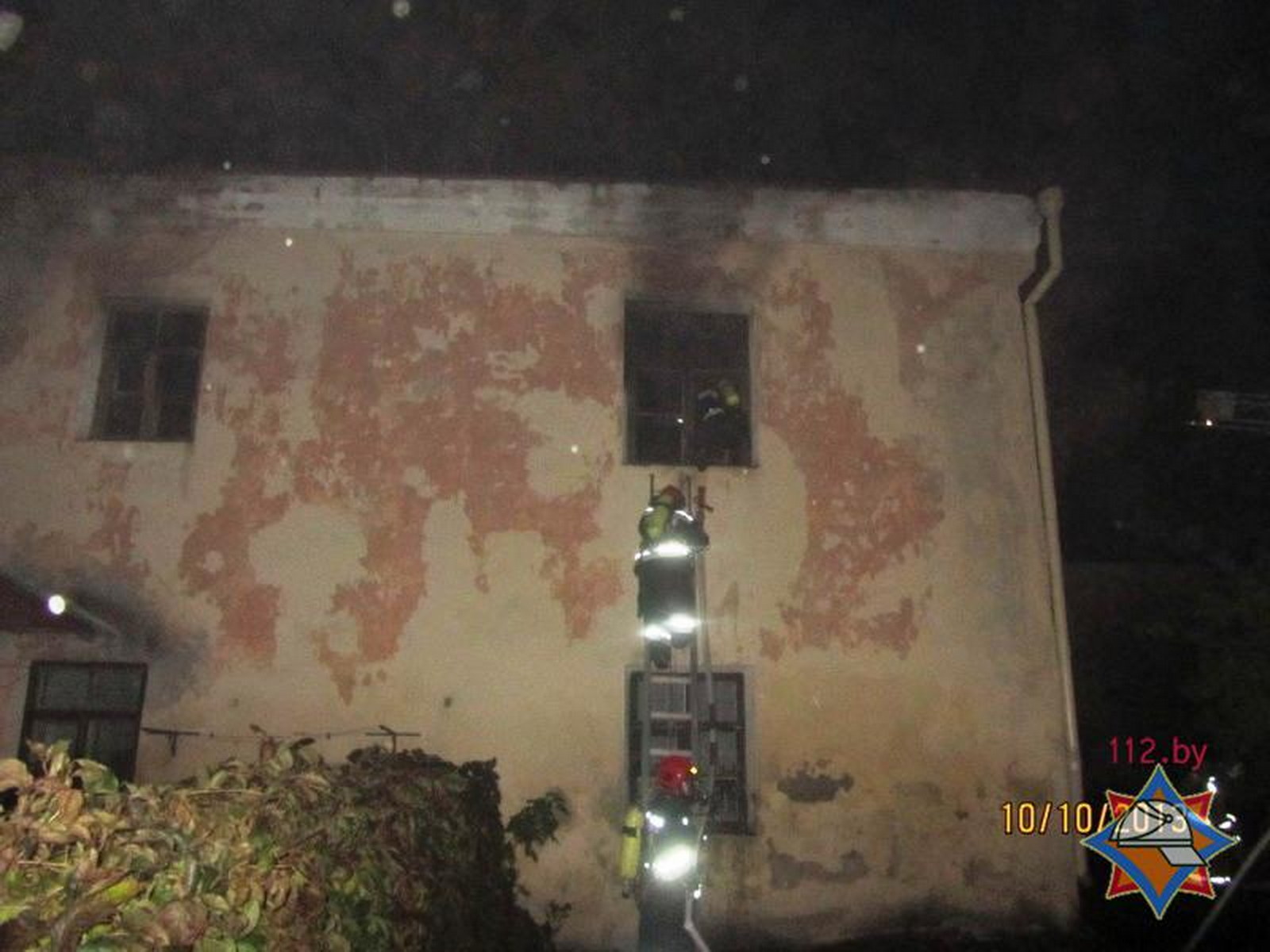 пожар в Гродно улица Советская