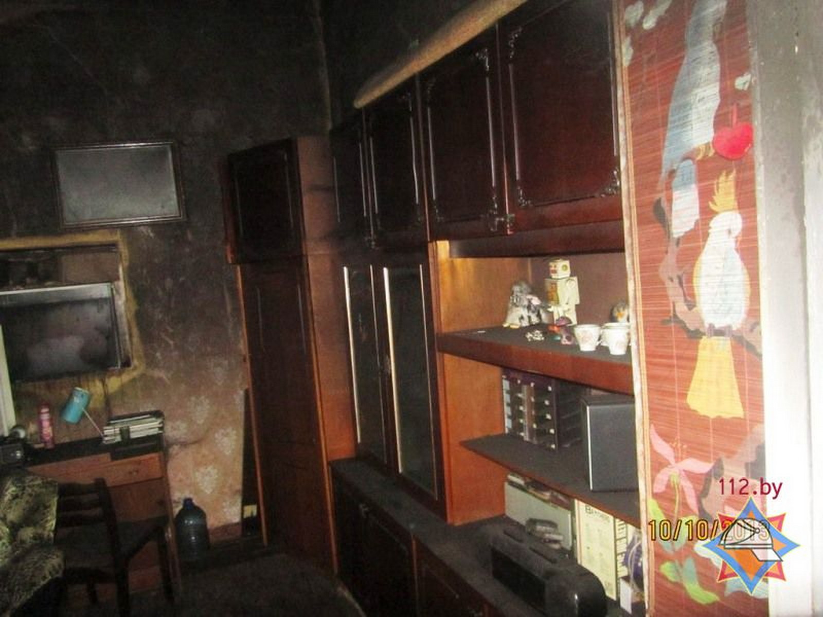 пожар в Гродно улица Советская