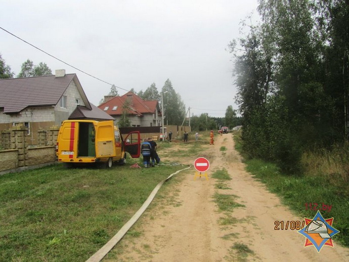 Из-за повреждения газопровода в Коробчицах пришлось эвакуировать 8 человек