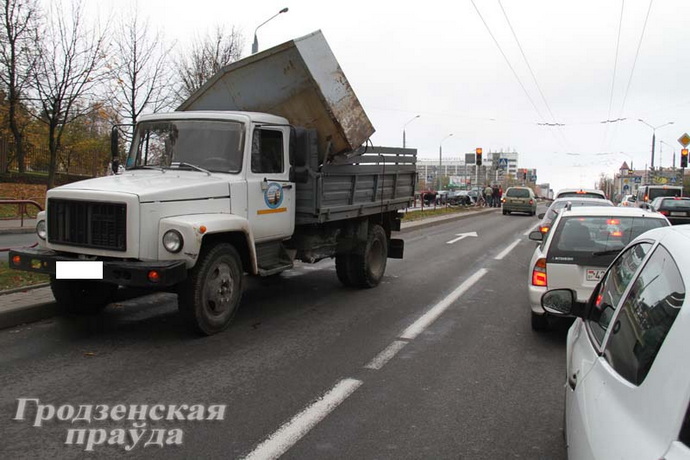 ДТП около Ледового дворца в Гродно