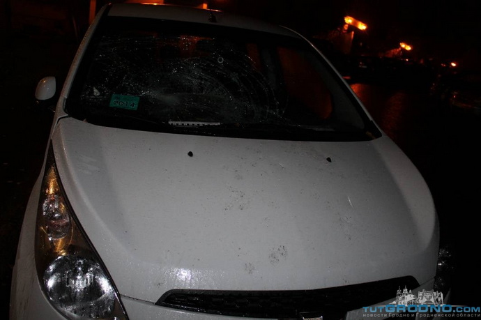 житель Гродно разбил автомобили