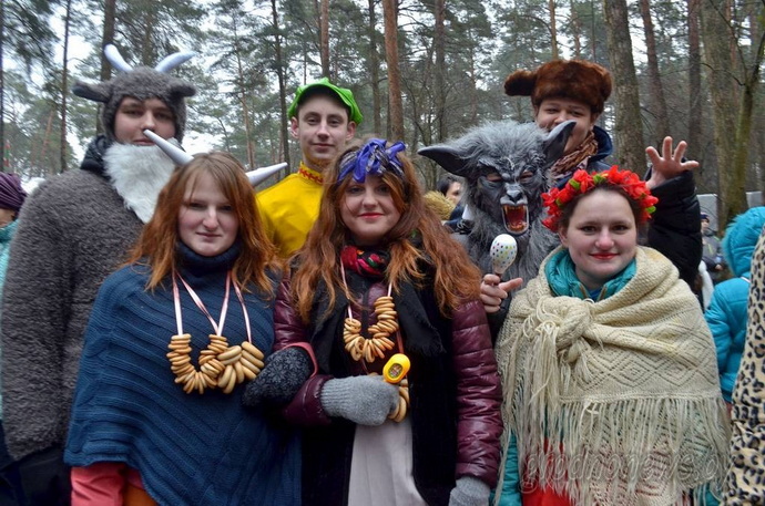 гродненцы провожали зиму в Пышках