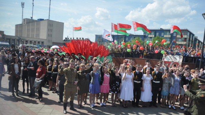 Агитпоезда Цветы Великой Победы в Гродно