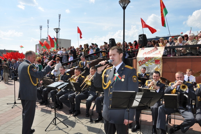 Агитпоезда Цветы Великой Победы в Гродно