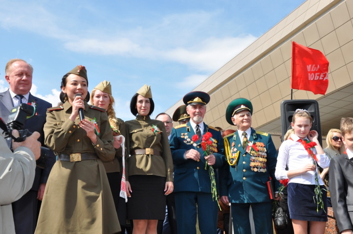 Агитпоезда Цветы Великой Победы в Гродно