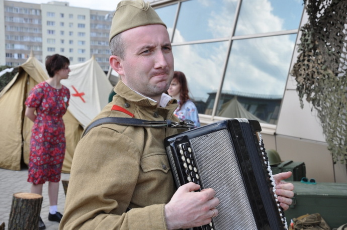 Агитпоезда Цветы Великой Победы в Гродно