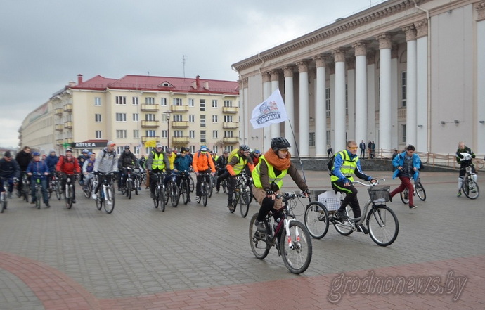 велосипедисты Гродно открыли новый велосезон