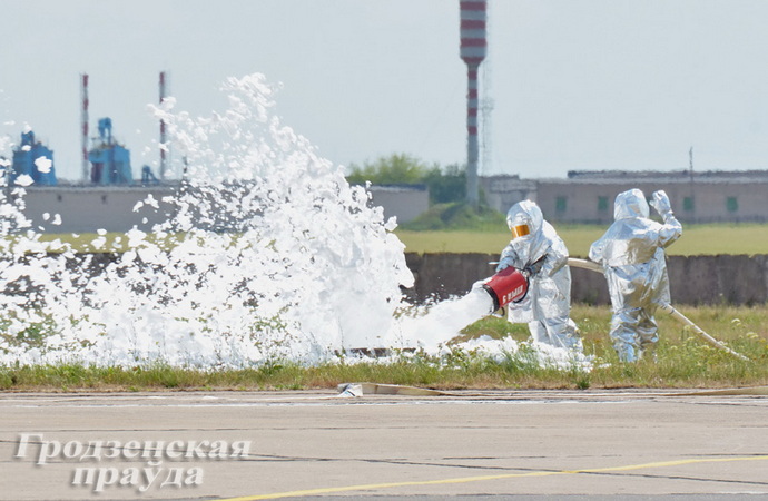 учения в гродненском аэропорту