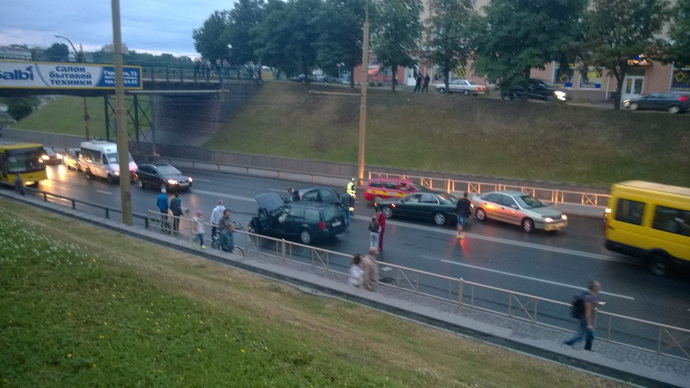 ДТП на Старом мосту в Гродно