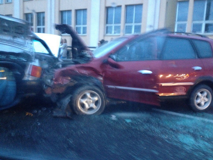 ДТП на Старом мосту в Гродно