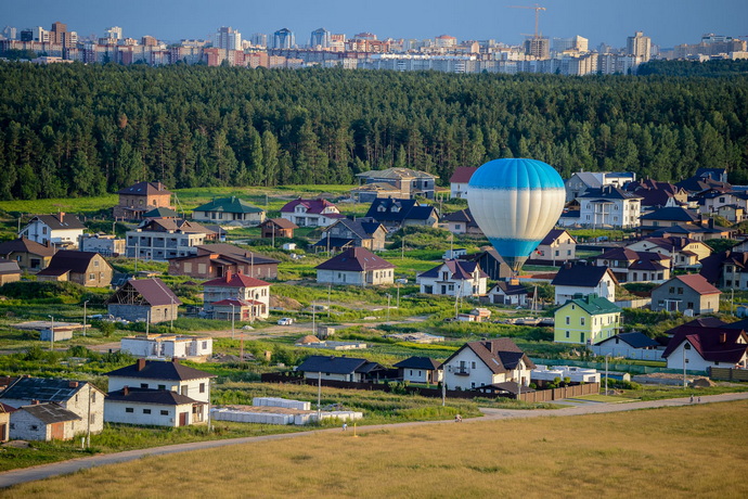 Полет над Минском на воздушном шаре